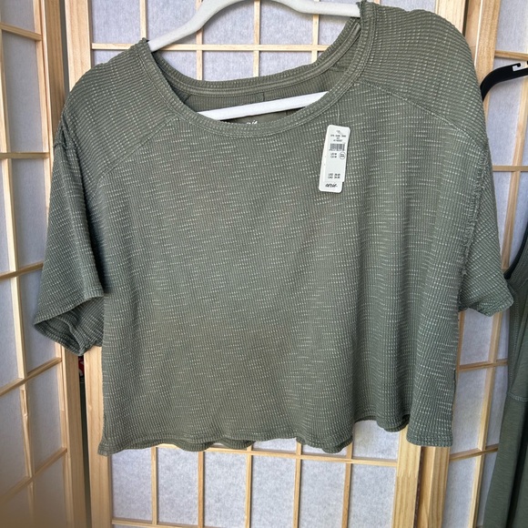 Aerie 2 piece set - asymmetrical tank dress and slouch top to match - NWT - Picture 8 of 9